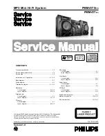 Philips FWM417/55 Service Manual preview