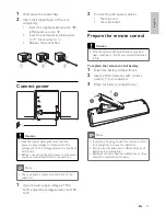 Предварительный просмотр 11 страницы Philips FWM417 User Manual