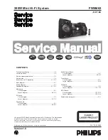 Preview for 1 page of Philips FWM452 Service Manual