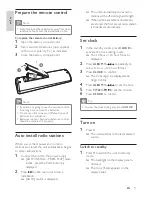 Preview for 11 page of Philips FWM452 User Manual