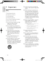 Preview for 3 page of Philips FWM463 User Manual