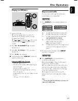 Предварительный просмотр 19 страницы Philips FWM569 User Manual