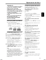 Предварительный просмотр 16 страницы Philips FWM57 (Spanish) Manual Del Usuario