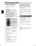 Предварительный просмотр 21 страницы Philips FWM57 (Spanish) Manual Del Usuario