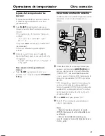 Предварительный просмотр 22 страницы Philips FWM57 (Spanish) Manual Del Usuario