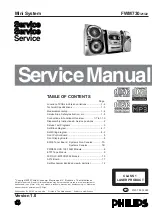 Philips FWM570/21 Service Manual preview