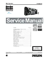 Philips FWM570 Service Manual preview