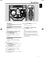 Preview for 25 page of Philips FWM576 User Manual