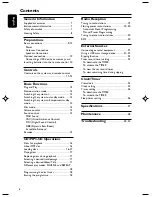 Preview for 6 page of Philips FWM582 User Manual