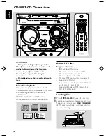 Preview for 16 page of Philips FWM582 User Manual