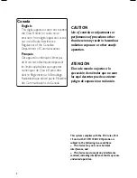 Preview for 2 page of Philips FWM587 User Manual