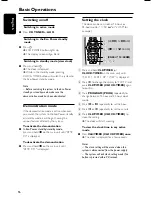 Preview for 16 page of Philips FWM587 User Manual