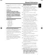 Preview for 7 page of Philips FWM592 User Manual