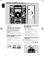 Preview for 16 page of Philips FWM592 User Manual