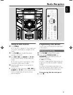 Preview for 19 page of Philips FWM592 User Manual