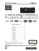 Philips FWM6000/10 Service Manual preview