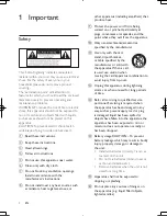 Preview for 3 page of Philips FWM6000 User Manual