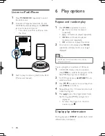 Preview for 13 page of Philips FWM6000 User Manual