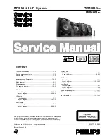 Philips FWM603/55 Service Manual preview