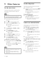 Preview for 18 page of Philips FWM603 User Manual