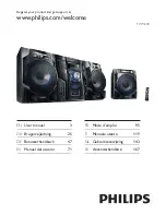 Предварительный просмотр 1 страницы Philips FWM608 User Manual