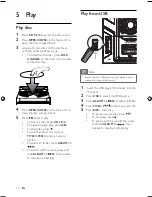 Preview for 14 page of Philips FWM613/55 User Manual