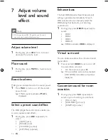 Preview for 16 page of Philips FWM613/55 User Manual