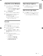 Preview for 21 page of Philips FWM613/55 User Manual