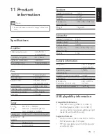 Preview for 22 page of Philips FWM6500 User Manual