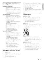 Preview for 21 page of Philips FWM653 User Manual