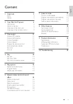 Preview for 2 page of Philips FWM654 User Manual