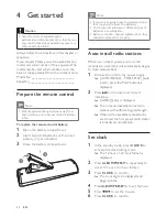 Preview for 12 page of Philips FWM663 User Manual