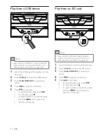 Preview for 14 page of Philips FWM663 User Manual