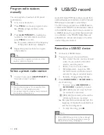 Preview for 18 page of Philips FWM663 User Manual