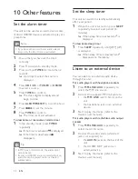 Preview for 20 page of Philips FWM663 User Manual