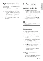 Preview for 15 page of Philips FWM664X User Manual