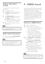 Preview for 18 page of Philips FWM664X User Manual