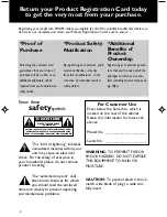 Preview for 4 page of Philips FWM70 User Manual