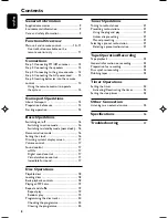 Preview for 8 page of Philips FWM70 User Manual