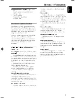 Preview for 9 page of Philips FWM70 User Manual