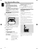 Preview for 22 page of Philips FWM70 User Manual