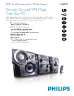 Philips FWM779 Specifications preview