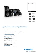 Philips FWM996 Specifications preview