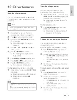 Preview for 18 page of Philips FWM997/55 User Manual