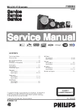 Preview for 1 page of Philips FWM998 Service Manual