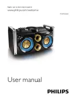 Philips FWP2000/78 User Manual preview