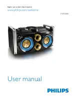 Philips FWP2000 User Manual preview