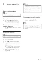 Preview for 15 page of Philips FWP3200D/85 User Manual