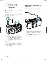 Предварительный просмотр 17 страницы Philips FWP3200D User Manual