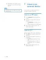 Preview for 18 page of Philips FWT6600 User Manual